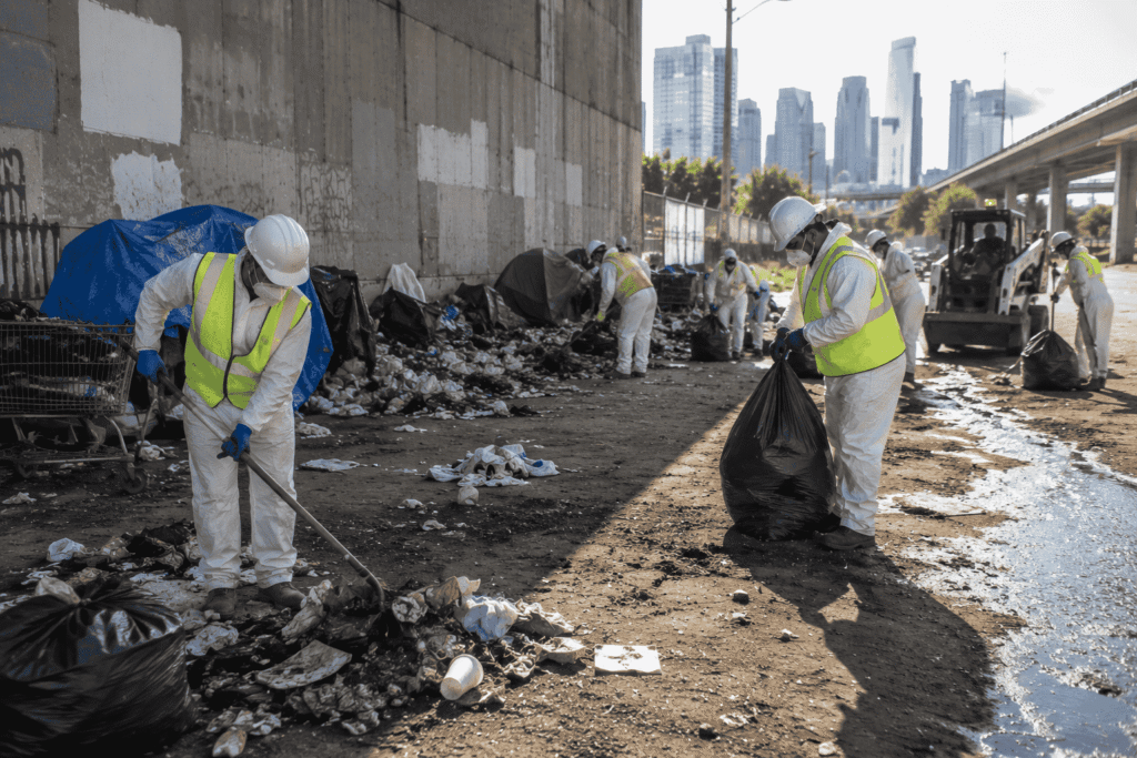 homeless-encampment-cleanup-commercial-public-properties